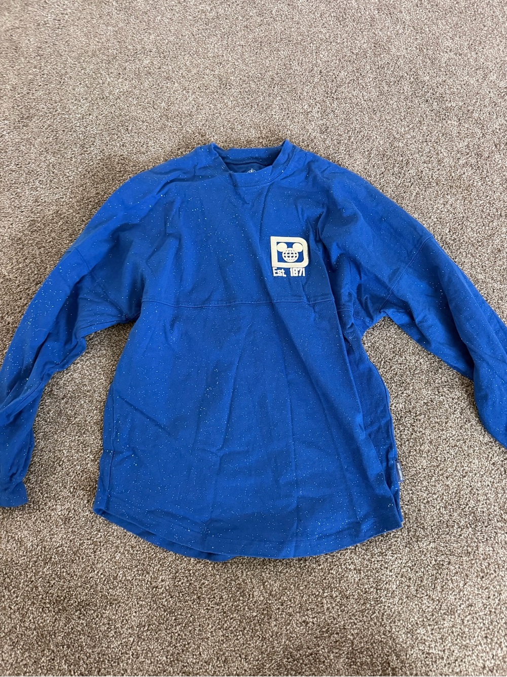 Disney World Blue Sparkly Spirit Jersey